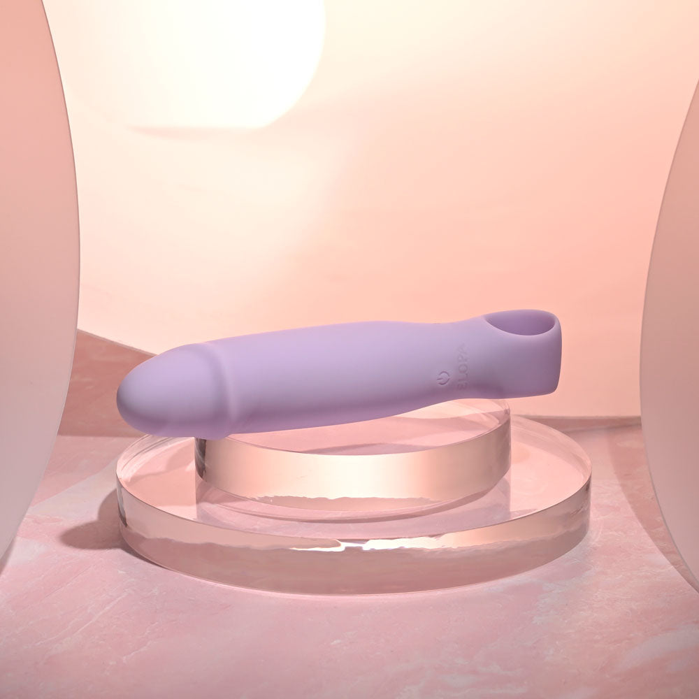 Selopa PETITE PECKER - Purple 11.7 cm USB Rechargeable Mini Vibrator Selopa
