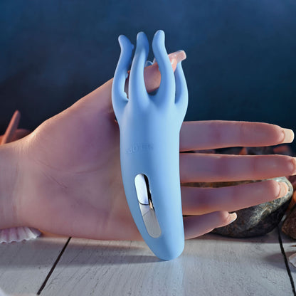 Selopa TENTACLE TICKLER - Blue USB Rechargeable Vibrating Stimulator Selopa