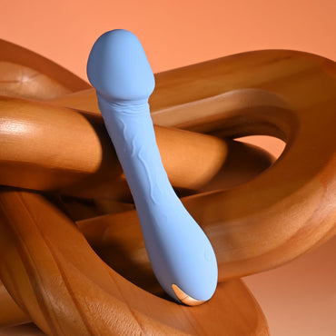 Selopa DAINTY DICK - Baby Blue 11.9 cm USB Rechargeable Mini Vibrator Selopa