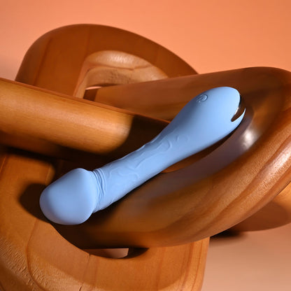 Selopa DAINTY DICK - Baby Blue 11.9 cm USB Rechargeable Mini Vibrator Selopa