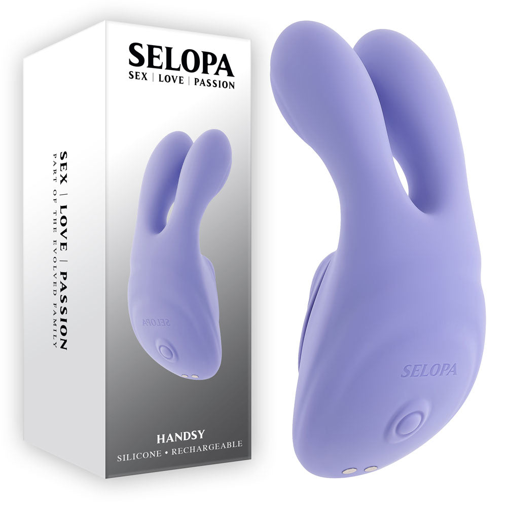 Selopa HANDSY - Purple USB Rechargeable Layon Stimulator Selopa