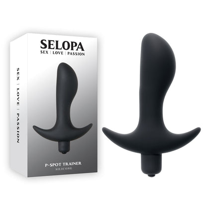 Selopa P-SPOT TRAINER - Black 12.7 cm Vibrating Prostate Massager Selopa