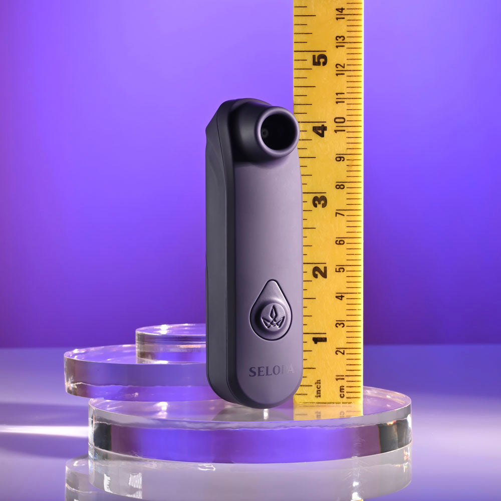 Selopa SURE THING - Black Vibrating & Sucking Stimulator Selopa