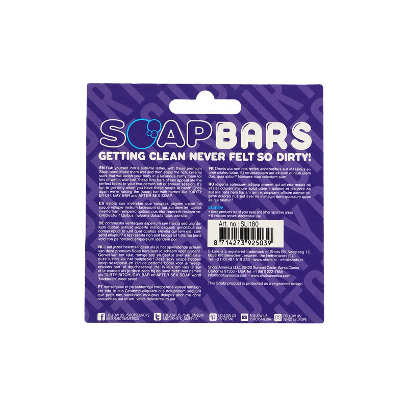 S-LINE Soap Bar - Dirty Bitch - Purple Novelty Soap Shots Toys