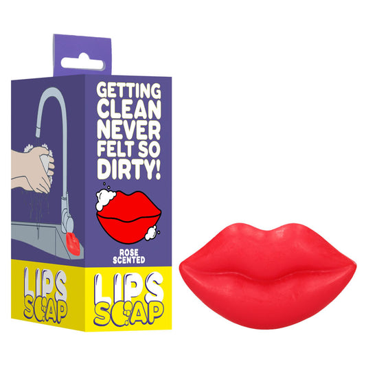 S-LINE Kiss Soap - Rose Scented Novelty Soap Red - Club X