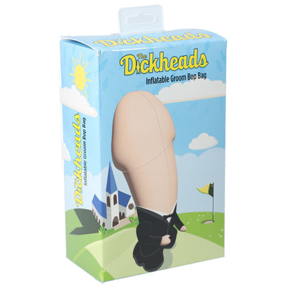S-LINE The Dickheads - Groom Bop Bag - 100 cm Inflatable Penis Punching Bag Shots Toys