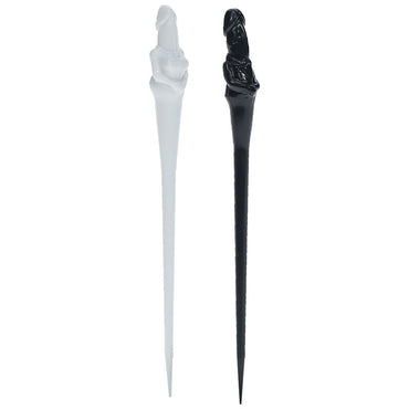 S-LINE The Dickheads - Couples Toothpicks - Black/White Novelty Toothpicks - 20 Pack Shots Toys