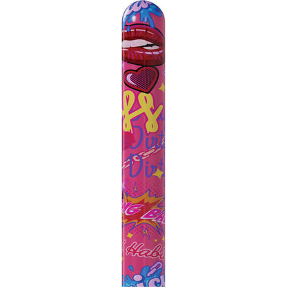S-LINE Kaotix Pop Art - Pink 17.8 cm USB Rechargeable Vibrator Shots Toys