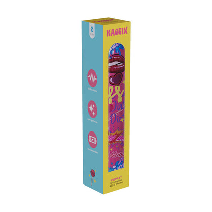 S-LINE Kaotix Pop Art - Pink 17.8 cm USB Rechargeable Vibrator Shots Toys