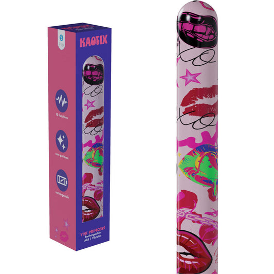 S-LINE Kaotix Y2K Princess - Powder Pink 17.8 cm USB Rechargeable Vibrator Shots Toys
