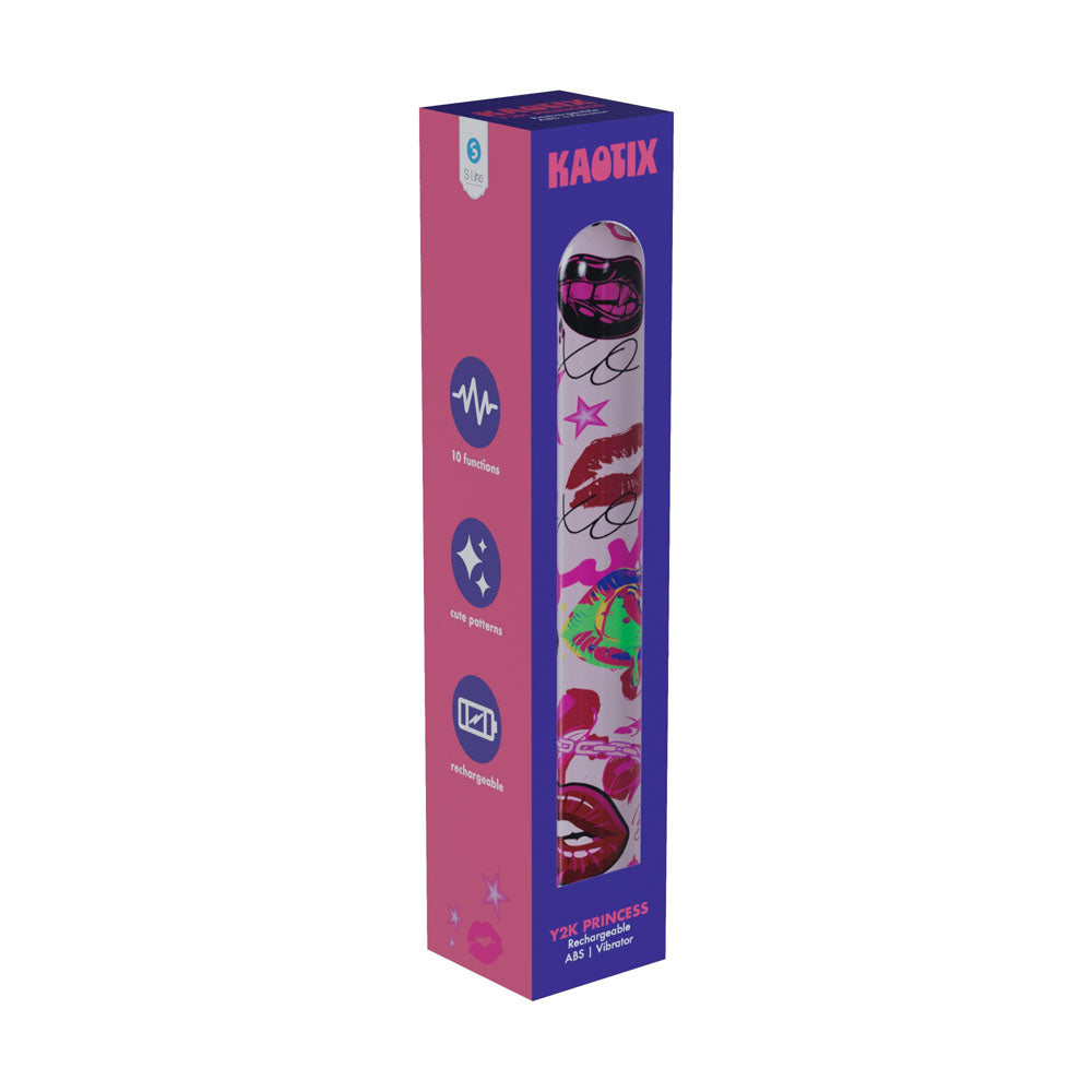 S-LINE Kaotix Y2K Princess - Powder Pink 17.8 cm USB Rechargeable Vibrator Shots Toys