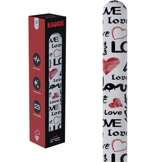 S-LINE Kaotix Love - White 17.8 cm USB Rechargeable Vibrator Shots Toys