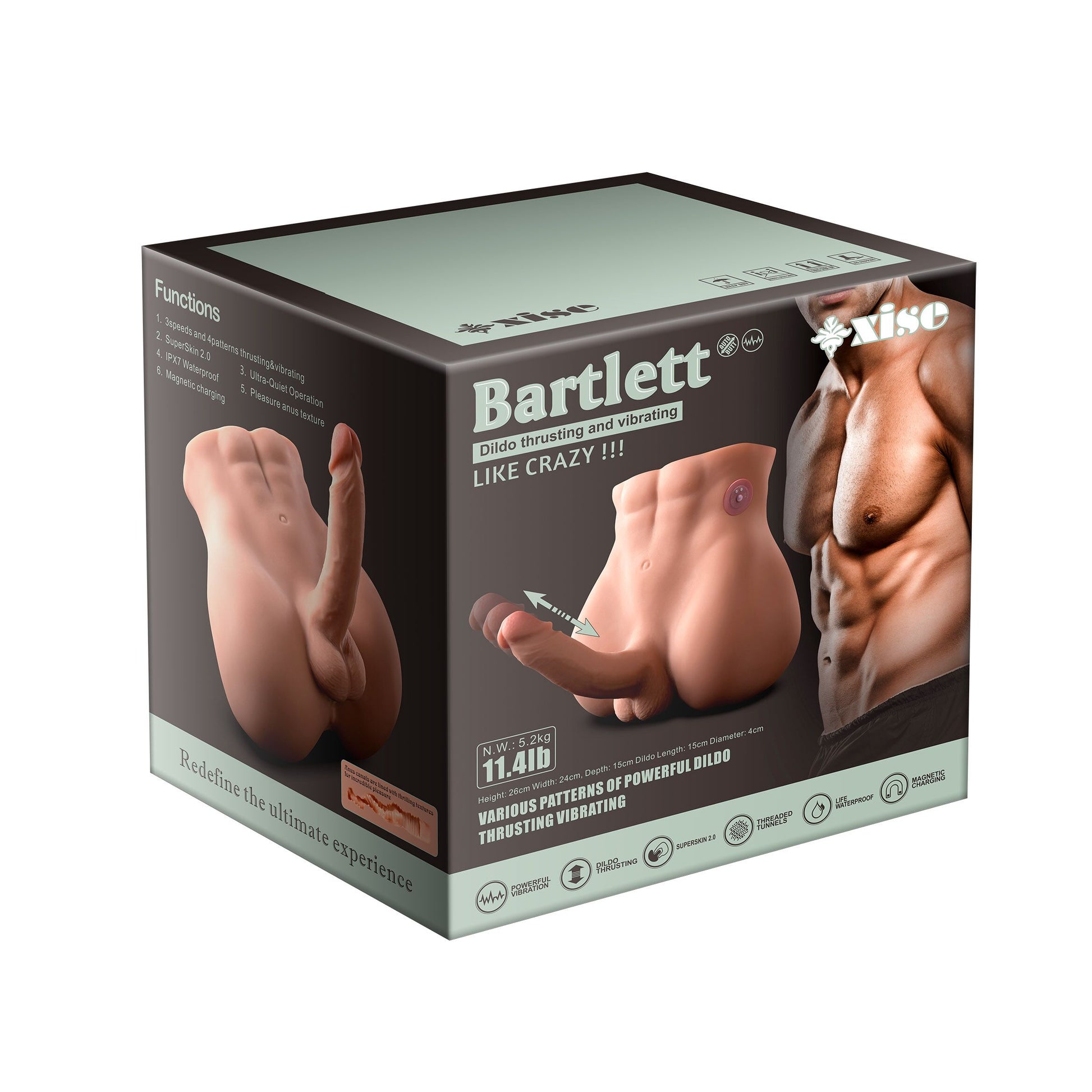Xise Bartlett Thrusting Male Torso - Club X