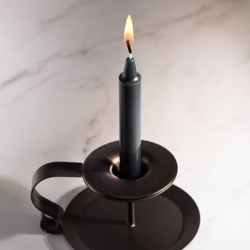 LaCire Drip Pillar Candles - Black - Black Drip Candles - Set of 3 Sportsheets