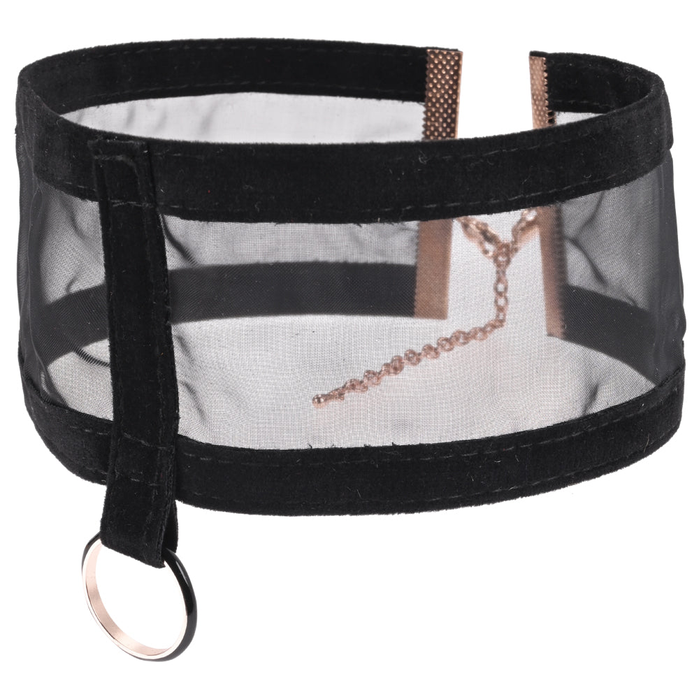 Sex & Mischief Sheer Day Collar - Black Collar Sportsheets