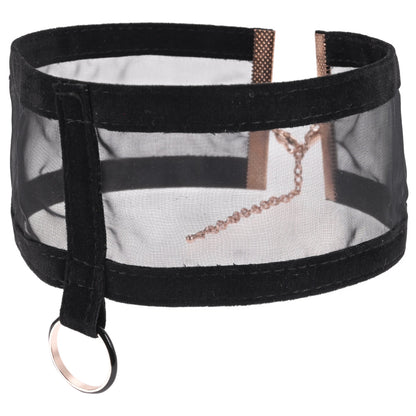 Sex & Mischief Sheer Day Collar - Black Collar Sportsheets