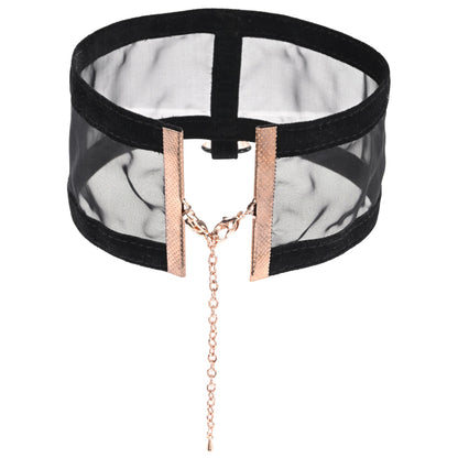 Sex & Mischief Sheer Day Collar - Black Collar Sportsheets