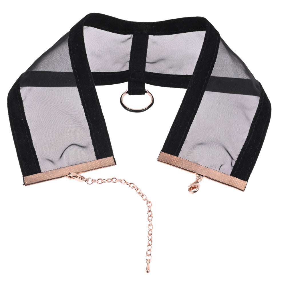 Sex & Mischief Sheer Day Collar - Black Collar Sportsheets