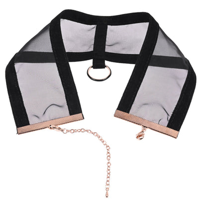 Sex & Mischief Sheer Day Collar - Black Collar Sportsheets