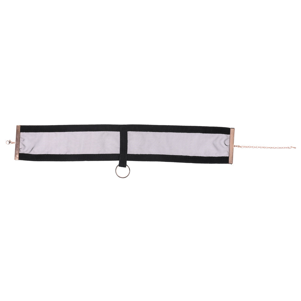Sex & Mischief Sheer Day Collar - Black Collar Sportsheets