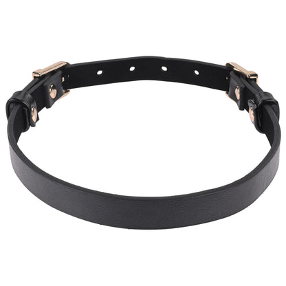 Sex & Mischief Double Buckle Day Collar - Black Collar Sportsheets