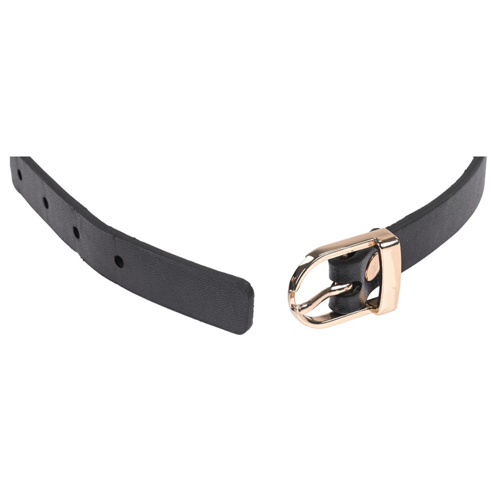 Sex & Mischief Double Buckle Day Collar - Black Collar Sportsheets