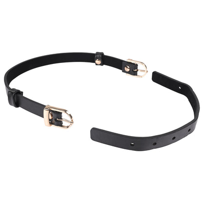Sex & Mischief Double Buckle Day Collar - Black Collar Sportsheets