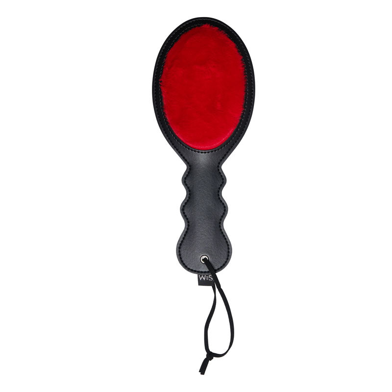 Sex & Mischief Amor Paddle - Red/Black Spanking Paddle Sportsheets