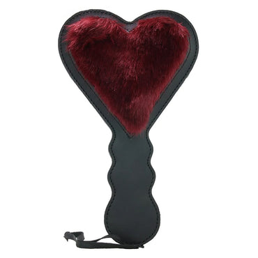 Sex & Mischief Enchanted Heart Paddle - Red/Black Paddle Sportsheets