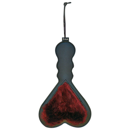 Sex & Mischief Enchanted Heart Paddle - Red/Black Paddle Sportsheets