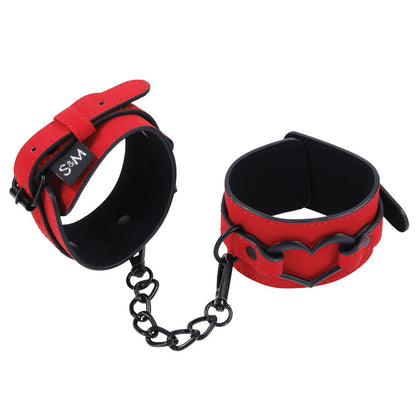 Sex & Mischief Amor Handcuffs - Red Restraints Sportsheets