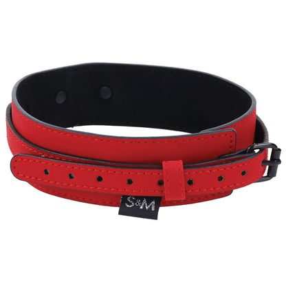 Sex & Mischief Amor Collar and Leash - Red Restraint Sportsheets