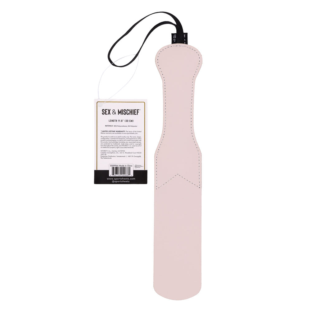 Sex & Mischief Peaches n CreaMe Impression Paddle - Peach Spanking Paddle Sportsheets