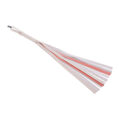 Sex & Mischief Peaches n CreaMe Stripe Flogger - Peach 80 cm Flogger Whip Sportsheets