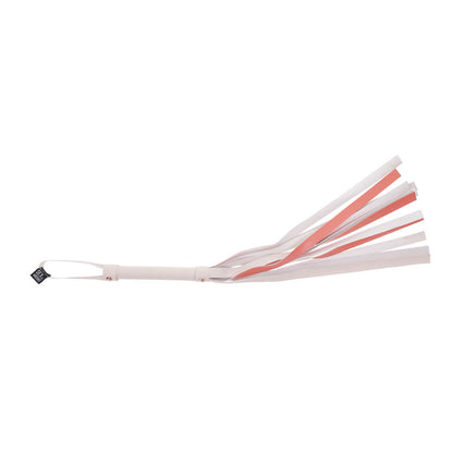 Sex & Mischief Peaches n CreaMe Stripe Flogger - Peach 80 cm Flogger Whip Sportsheets