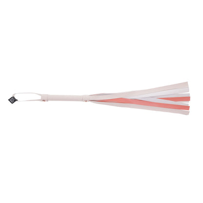 Sex & Mischief Peaches n CreaMe Stripe Flogger - Peach 80 cm Flogger Whip Sportsheets