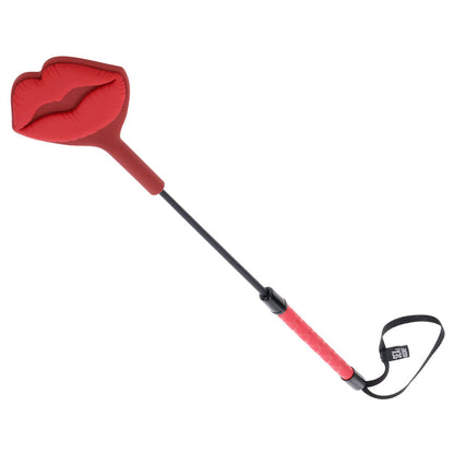 S&M Exs & Ohs Kiss Crop - Red Silicone Tipped Crop Whip Sportsheets