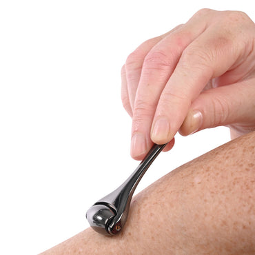 S&M Exs & Ohs Temperature Play Sensory Roller - Gunmetal Roller Sportsheets