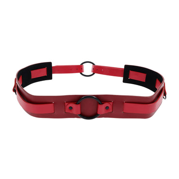 S&M Exs & Ohs Bound and Belted - Red Bondage Belt Sportsheets