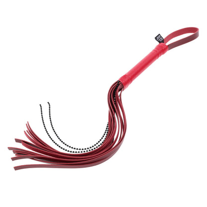 S&M Exs & Ohs Crystal Flogger - Red Flogger Whip Sportsheets
