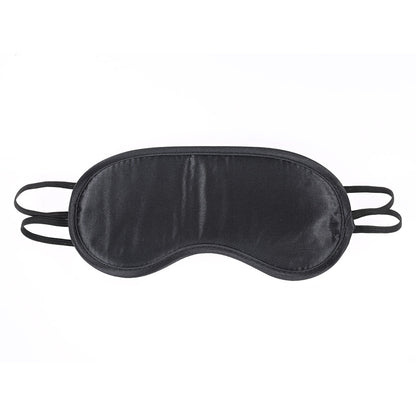 Sex & Mischief Satin Blindfold Black - Black Blindfold Sportsheets