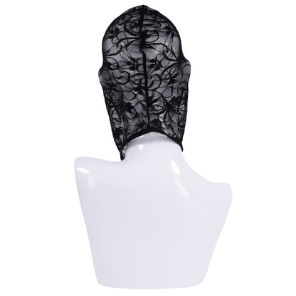 Sex & Mischief Lace Hush Hood - Black Hood Sportsheets