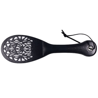 Sex & Mischief Lace Spanker - Black Spanking Paddle Sportsheets