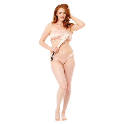 Sex & Mischief Peaches n CreaMe Chain Impressions Paddle - Peach Spanking Paddle Sportsheets