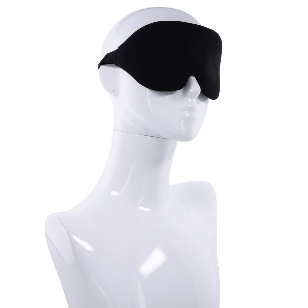 SPORTSHEETS Blackout Blindfold - Black Eye Mask Sportsheets