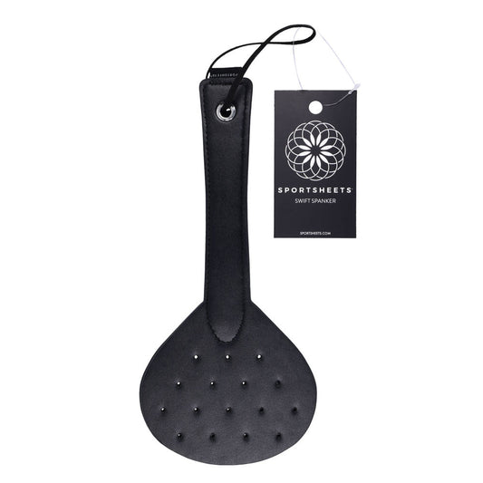 SPORTSHEETS Swift Spanker - Black Spanking Paddle Sportsheets