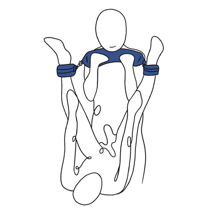 Pivot Positioning Bar - Black Padded Position & Spreader Bar Sportsheets