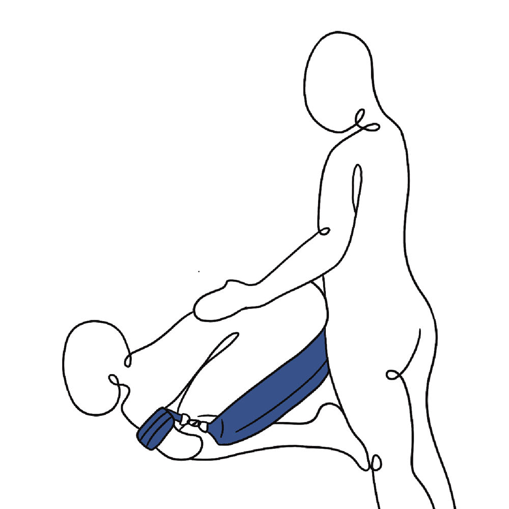 Pivot Positioning Bar - Black Padded Position & Spreader Bar Sportsheets
