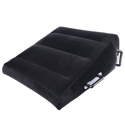 Pivot Inflatable Positioner Plus - Black XL Inflatable Position Cushion Sportsheets