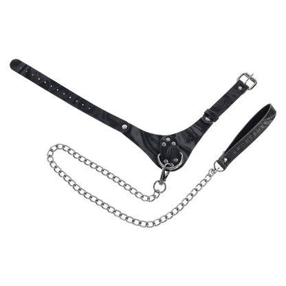 SPORTSHEETS Velvet Noir Collar & Leash - Black Restraint & Leash Sportsheets